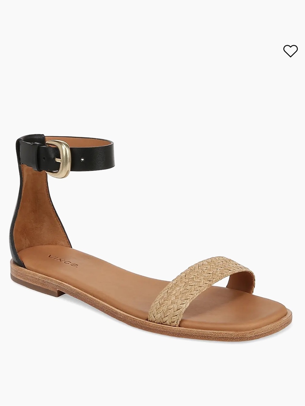 Vince
Martina Leather & Woven Sandals
 $275
